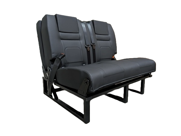 RIB 104cm Black Vinyl Reduced length bed